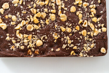 Chocolate hazelnut fudge