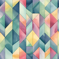 abstract watercolor pattern tile