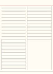 Simple and Minimal Printable Notes