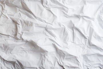 Obraz premium crumpeld white paper texture background