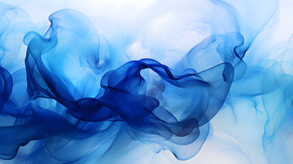 Abstract background in blue alcohol ink effect 