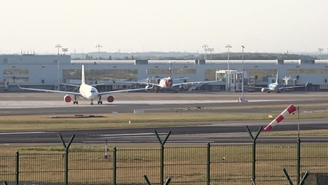 Grounded Planes due to Coronavirus COVID-19 at International Airport
