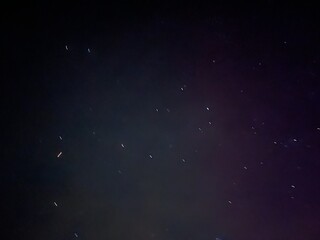 Fototapeta premium night sky with stars and clouds