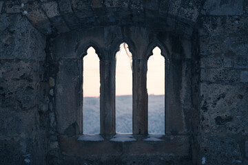 Fenster von der Burgruine Hohen Urach