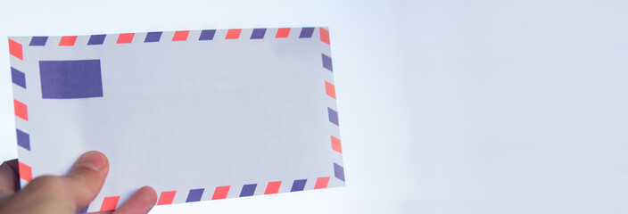 Air envelope of the letter.