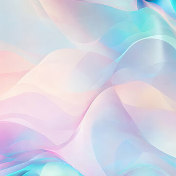 Holographic Abstract colorful background with waves