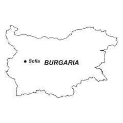 Bulgaria map icon