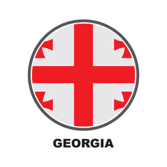 Georgia flag logo