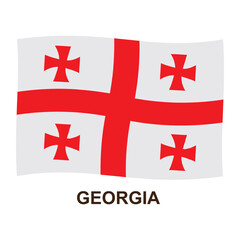 Georgia flag logo