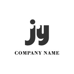 JY Initial logo elegant logotype corporate font idea unity