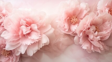 Fototapeta premium Peach Fuzz color of the year 2024 floral background. New 2024 trending Peach Fuzz color. Colour trend palette. .