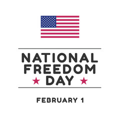 Flyers honoring National Freedom Day or promoting associated events can utilize National Freedom Day vector graphics. design of flyers, celebratory materials.