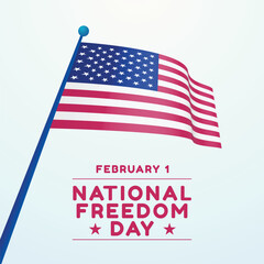 Flyers honoring National Freedom Day or promoting associated events can utilize National Freedom Day vector graphics. design of flyers, celebratory materials.