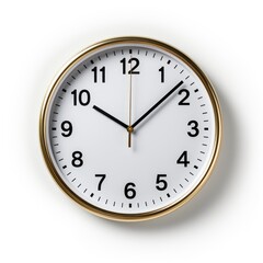 Clock 3D Realistic Style On White , Background Images , Hd Wallpapers