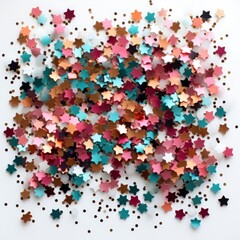 Confetti 3D Party On White , Background Images , Hd Wallpapers