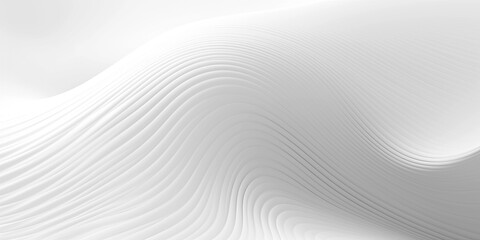 Abstract 3D Background, white grey wavy waves flowing ripple surface - obrazy, fototapety, plakaty