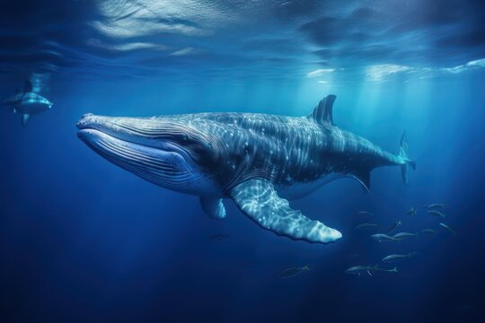 A Blue Whale portrait, wildlife photography