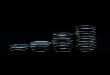 stack of coins