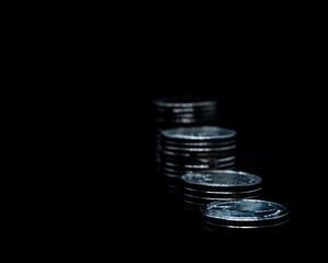 stack of coins