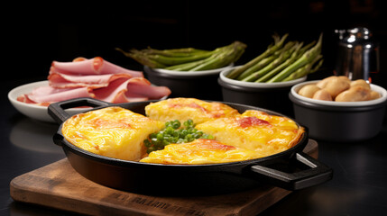 chicken with vegetables HD 8K wallpaper Stock Photographic Image 