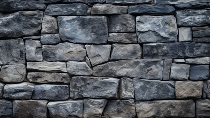 Fototapeta premium stone wall made of old cobblestones.