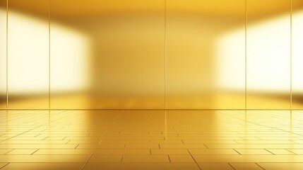 Abstract background of shiny gold wall, luxurious, beautiful and elegant.