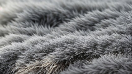 Close-Up View of a Luxurious Fur Rug