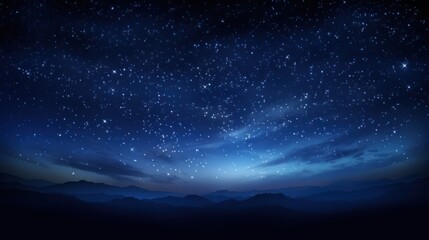 Night sky with starry sky background