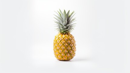 pineapple on white background.