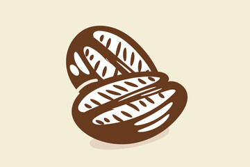 chocolate bean clipart