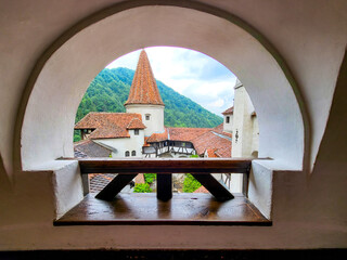 Dracula Castle, Dracula Castle, Bran Castle, Törzburg or Castelul Bran in Bran Village,...