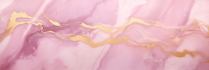 Obraz na płótnie Canvas Texture Of Light Pink Marble With Gold Veins - legal AI