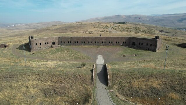 aerial historical redoubt 