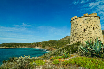 Panorama dalla scogliera di Torre Canai. Isola di Sant'Antioco. Sardegna, Italia © anghifoto