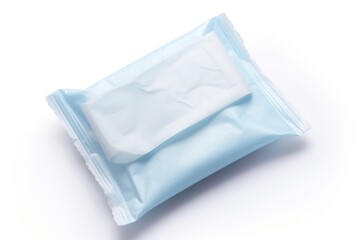 Baby wipes isolated on white background