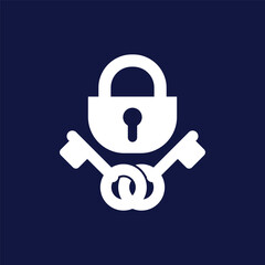 Padlock and key ready to use for your project.