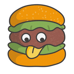 burger and hamburger