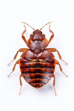 Bedbug isolated on white background