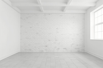 white empty wall, ai generative