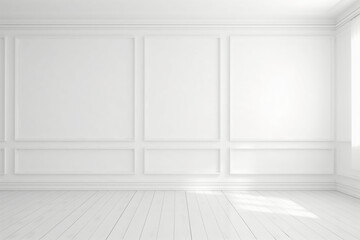 white empty wall, ai generative