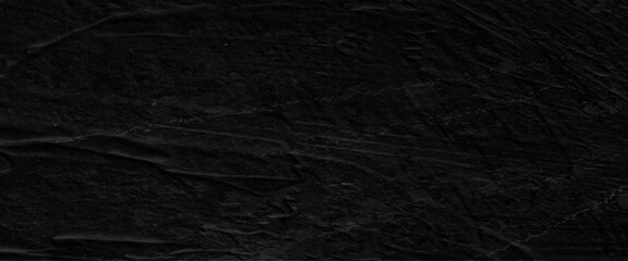 Vector textured black concrete as background, Black wall texture pattern rough background, empty black concrete texture background top view,