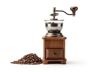 Coffee grinder isolated on white background 