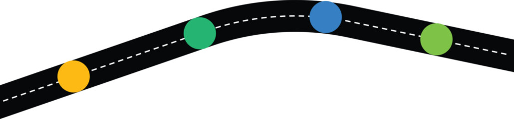 Infographic template for business. Roadmap chart diagram. Can be used for steps, options, business process, workflow.