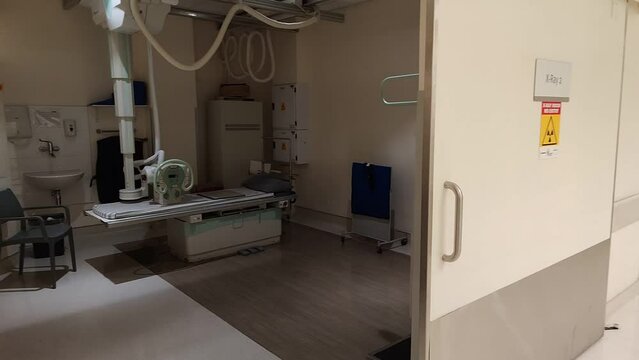 X-Ray room. cape Town Hospital.