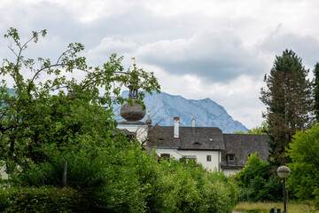 Landschloss Castle in Gmunden on Lake Traunsee in Austria