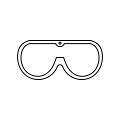 Safety Glasses Icon For Logo And More