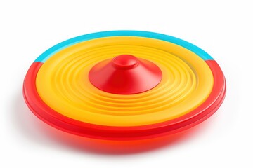 Frisbee toy isolated on white background