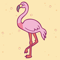 Cute Cartoon Summer Theme Vector Decoration. Holiday Summer Vibes