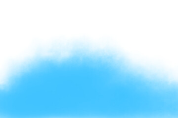 blue smoke effect floating on transparent background. Vapour or blue smoke,mist fog texture....