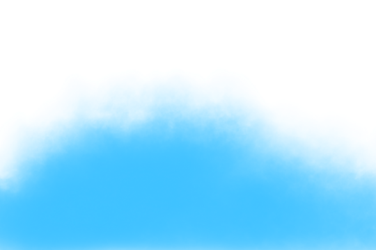 blue smoke effect floating on transparent background. Vapour or blue smoke,mist fog texture. Abstract blue dust explosion. blue powder splash on white